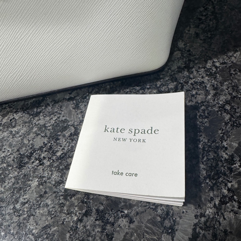 kate spade White Saffiano Leather Backpack - Picture 3 of 9